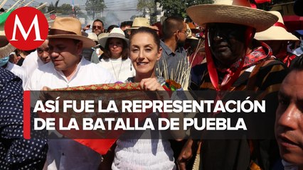 Sheinbaum propone que representación de Batalla de Puebla en CdMx sea patrimonio cultural