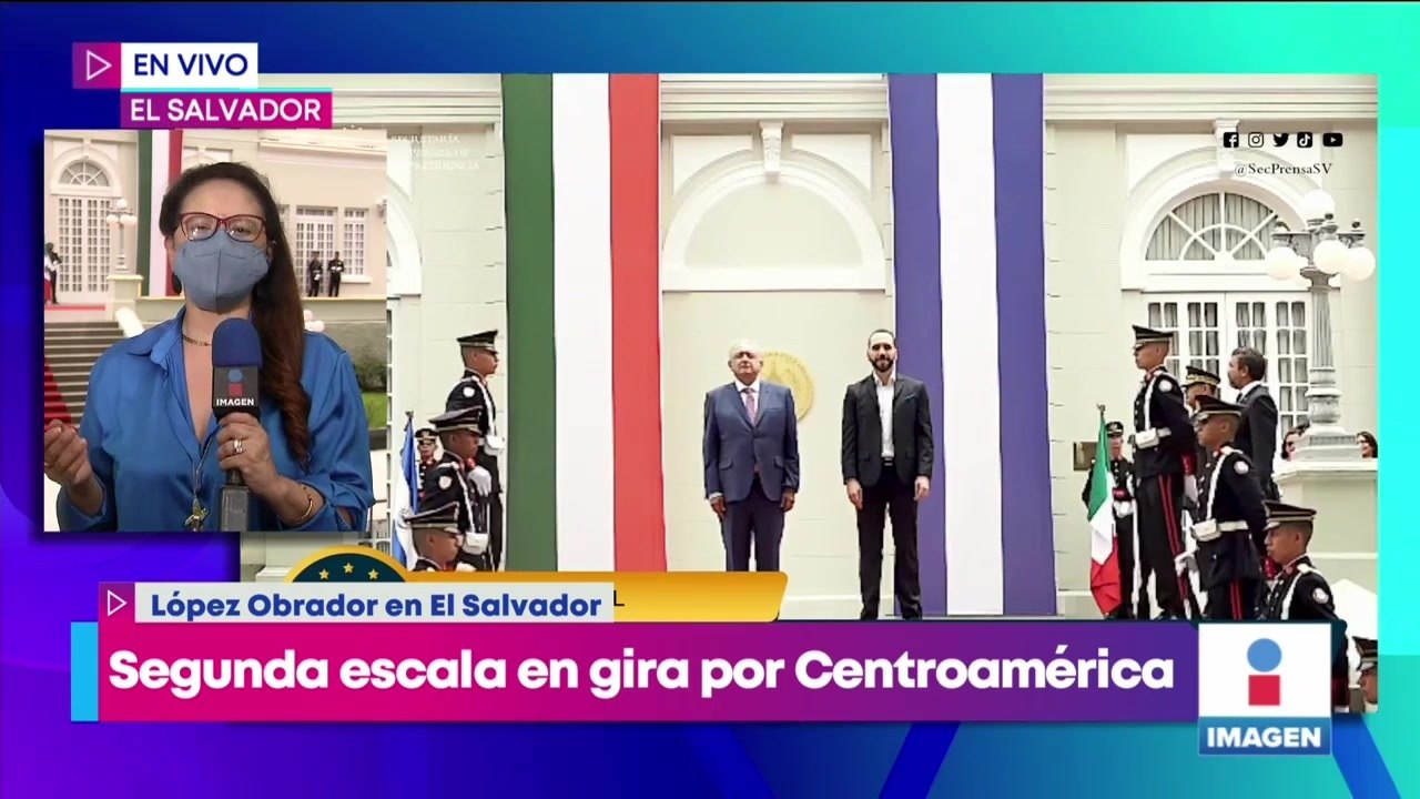 López Obrador llega a El Salvador en segundo día de gira por Centroamérica