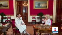 Beatriz Gutiérrez Müller visita la Casa Blanca