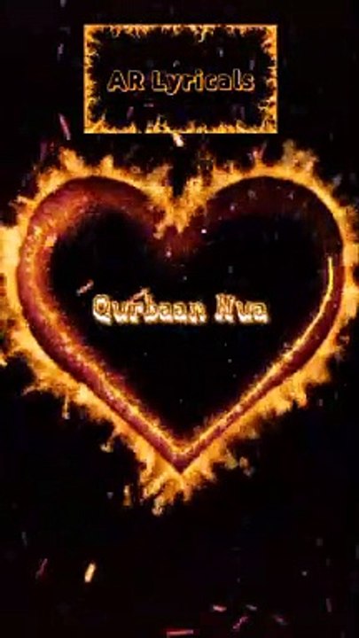 Qurbaan Hua - Song Lyrics - WhatsApp Status - AR Lyricals - (2022)