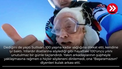 Yaşadığı olay hayatını değiştirdi! 100 yaşındaki hemşireden büyük çılgınlık
