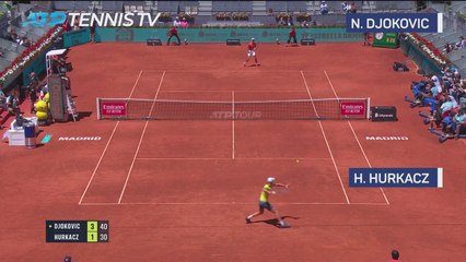 Djokovic beats Hurkacz to reach seventh Madrid semi-final