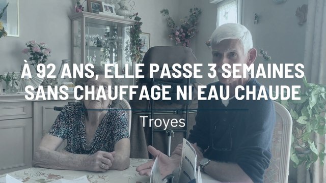 À 92 ans, elle passe 3 semaines sans chauffage ni eau chaude