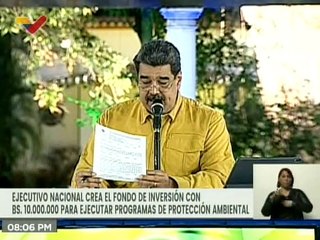 Creado el Fondo Nacional Rotatorio de 10 millones de Bs. para la atención de la crisis climática