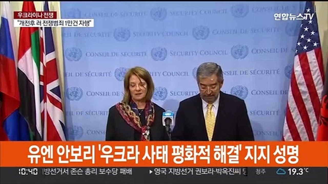 유엔 안보리, '우크라 사태 평화적 해결' 지지 성명