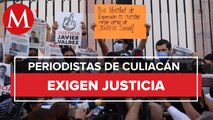 En Culiacán, periodistas protestan tras asesinato de Luis Enrique Ramírez