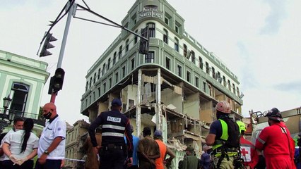 Fuerte explosión en hotel céntrico de La Habana deja más de una veintena de muertos