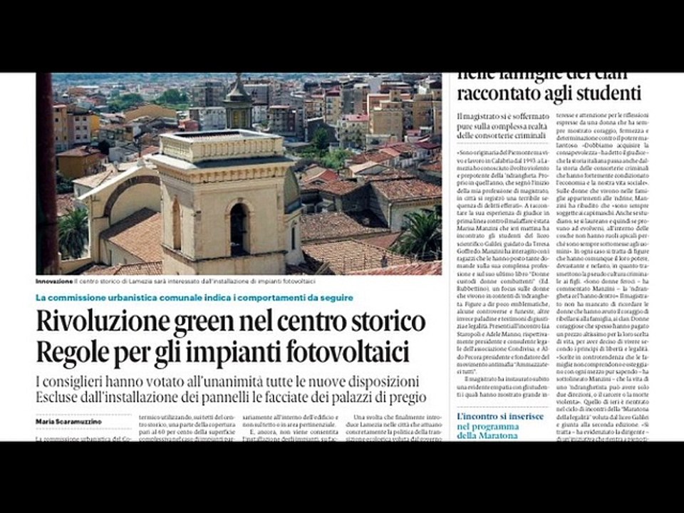 Rassegna stampa Calabria