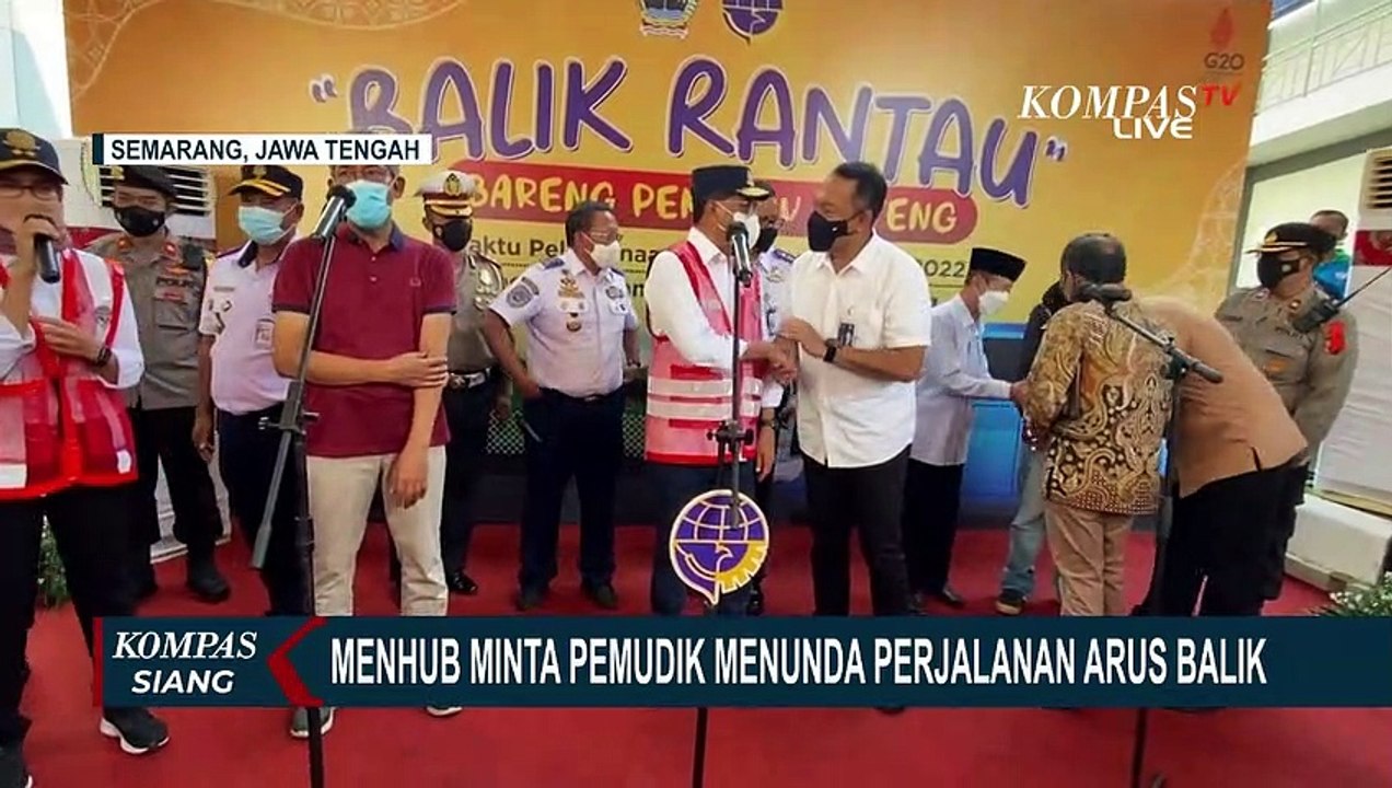 Naik 64 Persen saat Arus Balik, Menteri Perhubungan Budi Karya Sumadi Minta Pemudik Tunda Perjalanan
