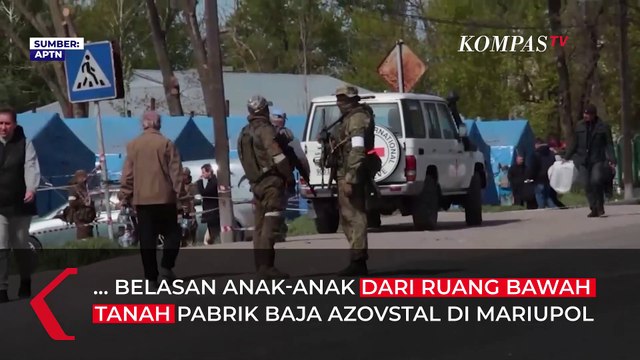 Rusia Evakuasi 50 Warga Sipil Ukraina Yang Bersembunyai di Bawah Tanah Pabrik Baja Azovstal