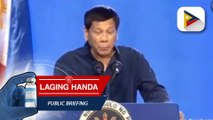 Pangulong Duterte, muling iginiit na walang i-eendorsong kandidato sa pagka-pangulo