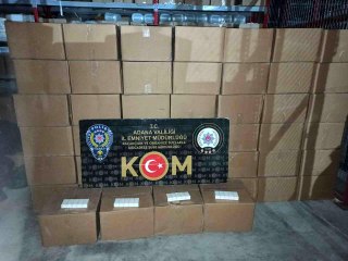 Adana'da 294 bin 950 paket kaçak sigara ele geçirildi