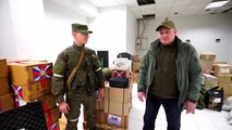 This week we are working in the DNR and LNR. Chairman of the International Public Organization Veche Vladimir Orlov brought another large load for the People's Militia fighters.