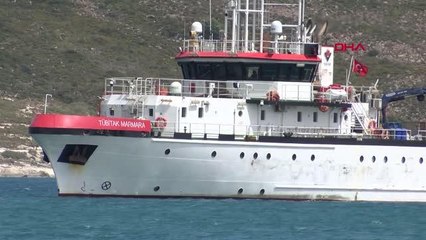 TÜBİTAK MAM GEMİSİ KUŞADASI KÖRFEZİ'Nİ KESEN TÜM FAYLARI GÖRÜNTÜLEYİP, 1000 KM'LİK VERİ TOPLADI
