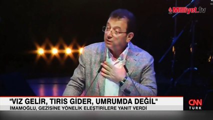 Ekrem İmamoğlu'ndan gezisine yönelik eleştirile yanıt: Vız gelir, tırıs gider, umrumda değil