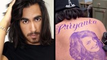 Priyanka Chopra के Fan Akash Ashuja ने Back पर कराया Priyanka Face Tattoo Video Viral | Boldsky