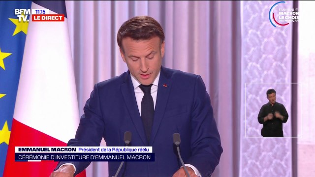 Emmanuel Macron: C'est dans les temps les plus difficiles que la France révèle le meilleur d'elle-même