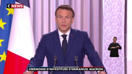 Emmanuel Macron : «Ce peuple nouveau, différent d’il y a cinq ans, a confié à un président nouveau, un mandat nouveau»