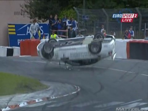 WTCC 2007 Pau QLF Farfus Huge Crash Flip