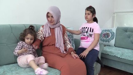 Hamileyken eşini kaybeden engelli anne kızlarıyla hayata tutunuyor