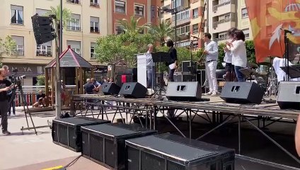 Homenatge a Vicent Pitarch per la Diada del 25 d'Abril a Castelló