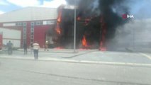Başkent Organize Sanayi Sitesinde fabrika yangını
