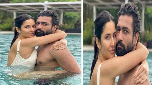 Katrina Kaif पति Vicky Kaushal संग swimming pool में हुए romantic; Check out | FilmiBeat