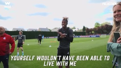 'Vieira wouldn't be able to live with me' - Zaha on FIFA 22 stats