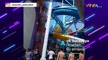 Ngeri! Wahana Perosotan 10 Meter Kenpark Surabaya Ambrol