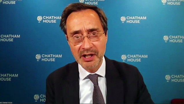 LIVE- Volodymyr Zelenskiy speaks at a virtual event held by Chatham House