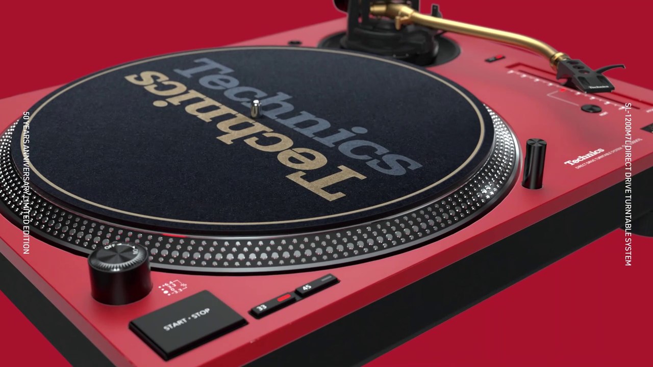 Technics SL-1200M7L en Edition Collector Limitée à l’occasion du 50ème anniversaire