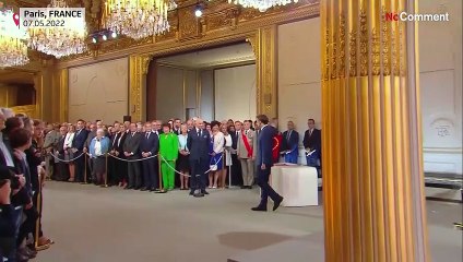 Emmanuel Macron inaugurated for second term as French president