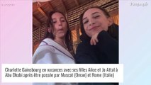 Charlotte Gainsbourg en vacances : sa fille Jo, 10 ans, sosie de son père Yvan Attal, s'éclate avec sa soeur Alice !