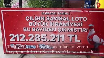 Türkiye'nin en büyük ikramiyesini veren bayii, bu defa da Kazı Kazan'da kazandırdı