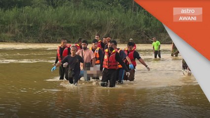 Lemas Mandi Sungai | Mayat remaja 14 tahun ditemui sejauh 6.2 kilometer