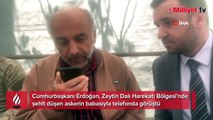 Cumhurbaşkanı Erdoğan şehit ailesi ile telefonda görüştü