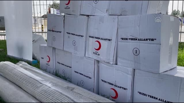Türk Kızılaydan Kabil Uluslararası Havalimanı çalışanlarına gıda yardımı