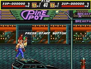 Streets of Rage online multiplayer - megadrive