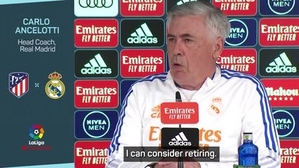 Download Video: Ancelotti plans to retire after Real Madrid 'honeymoon' ends