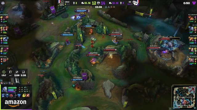 Minuto final de la victoria de Karmine Corp en el European Masters (League of Legends)