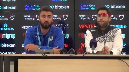 SPOR Adana Demirspor - Aytemiz Alanyaspor maçının ardından