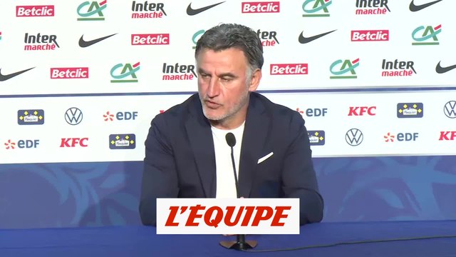 Galtier : «C'est évidemment une déception» - Foot - Coupe - Nice