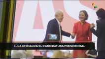 teleSUR Noticias 17:30 07-05: Lula: Gobernar debe ser un acto de amor