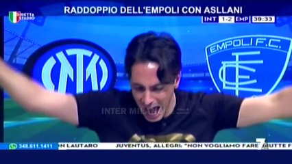 INTER-EMPOLI 4-2 AL CARDIOPALMA * TRAMONTANA:  LA PORTIAMO A CASA ALLA FACCIA DEI GUFI.