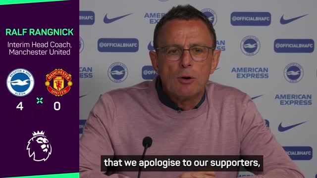 Rangnick apologises for ‘humiliating’ United performance