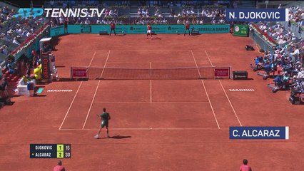 Alcaraz stuns Djokovic to make history in Madrid