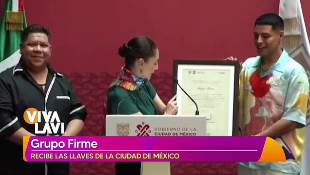 Grupo Firme recibe las llaves de la Ciudad de México