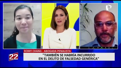 Romy Chang sobre tesis de Castillo: "El plagio está sancionado con 8 años de cárcel"