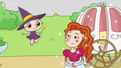 Cinderella - What time is it- (Time) - Popular English story for Kids