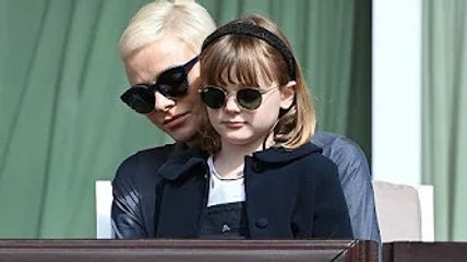 Charlene warms hearts as Princess spotted with children at sport event in rare outing